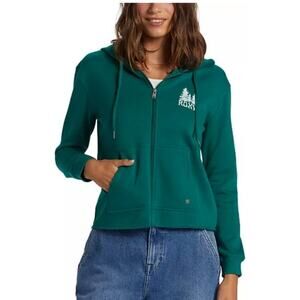 Roxy Juniors' Bring the Good Vibe Zip-Up Sweatshirt L 3109